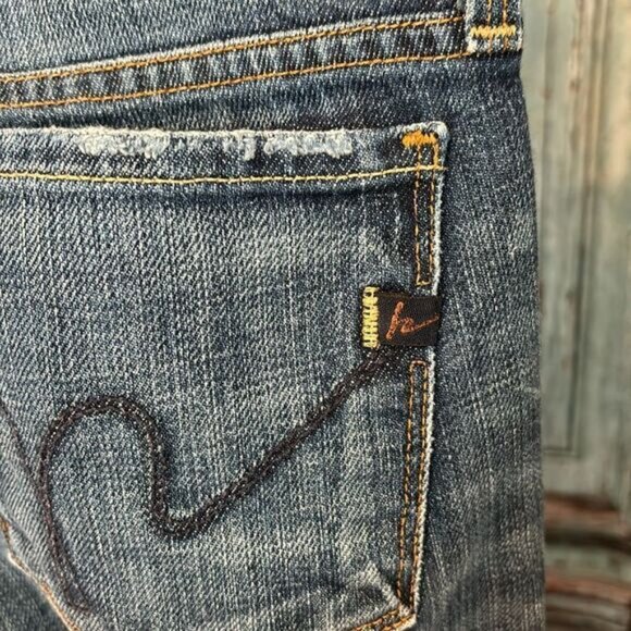 Citizens of Humanity Ingrid stretch low waist flare jeans, size 26, excellent - Picture 7 of 13